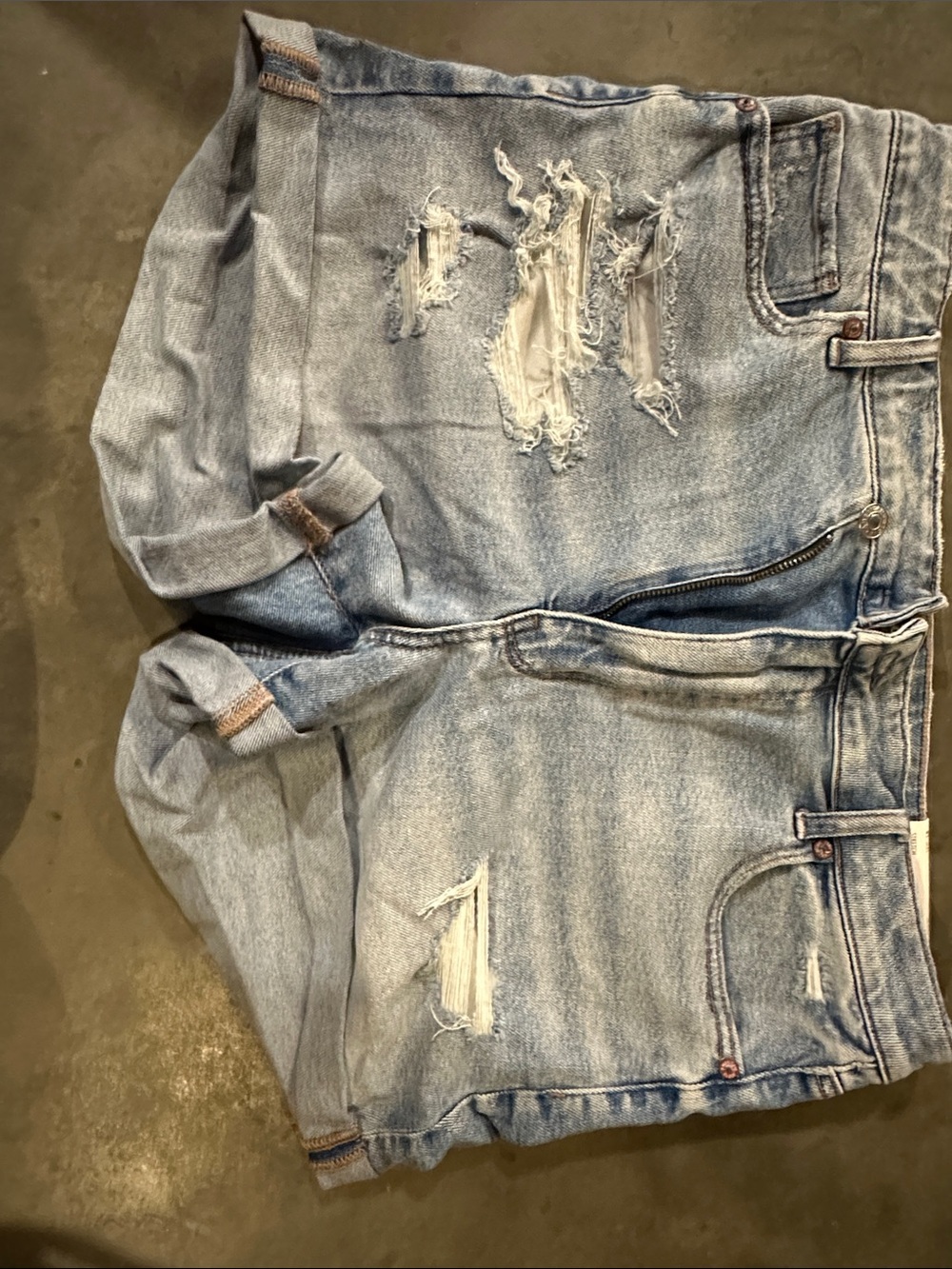 American Eagle mom shorts super high rise